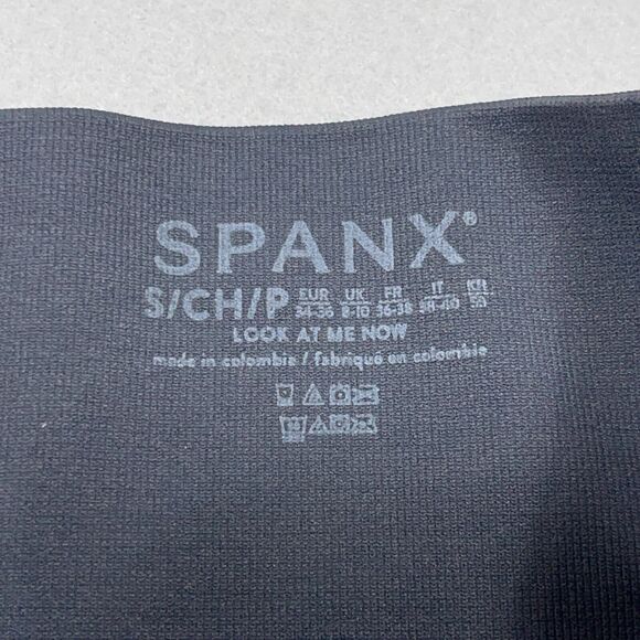 SPANX High Rise Seamless Leggings Black Camo Size Small Look At‎ Me Now - Picture 6 of 9